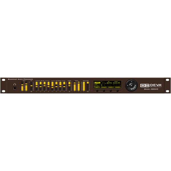 DEVA - DB6410 - Processeur Audio 4 Bandes pour Radio FM & Numérique, Compatible AES67
