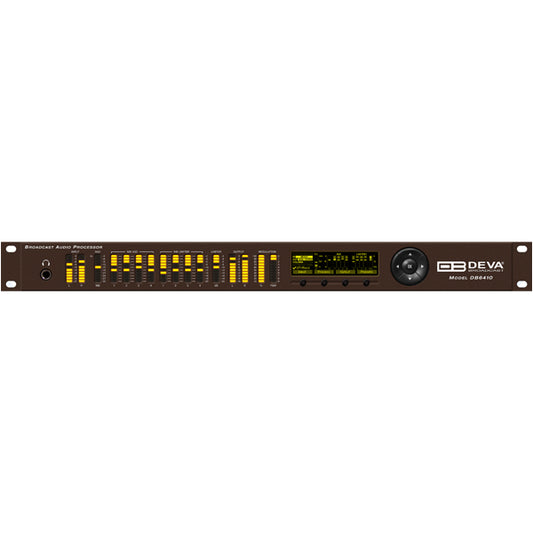 DEVA - DB6410 - Processeur Audio 4 Bandes pour Radio FM & Numérique, Compatible AES67