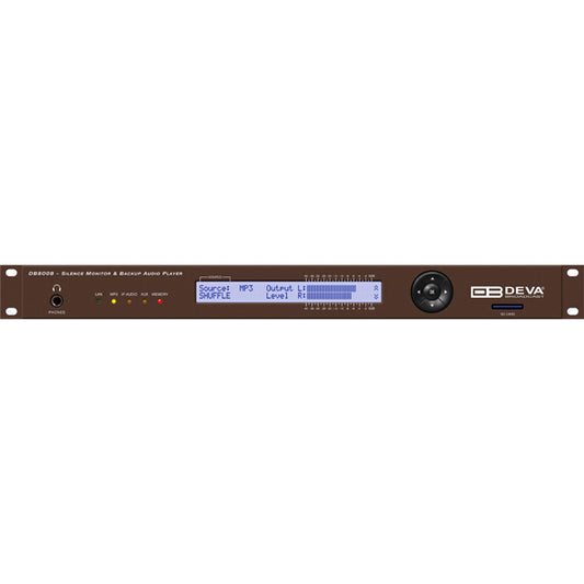DEVA - DB8008 - Moniteur de Silence Numérique avec Lecteurs de Sauvegarde MP3 et Audio IP