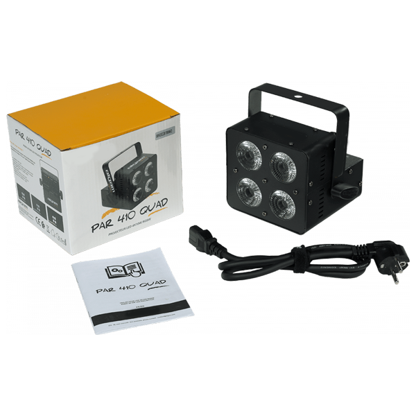 Par LED 4 x 10W 4-en-1 RGBW