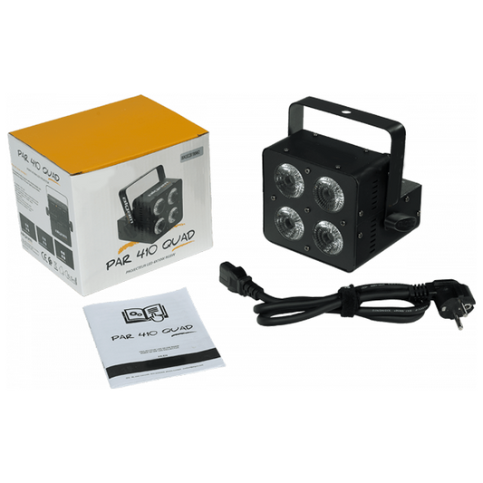 Par LED 4 x 10W 4-en-1 RGBW