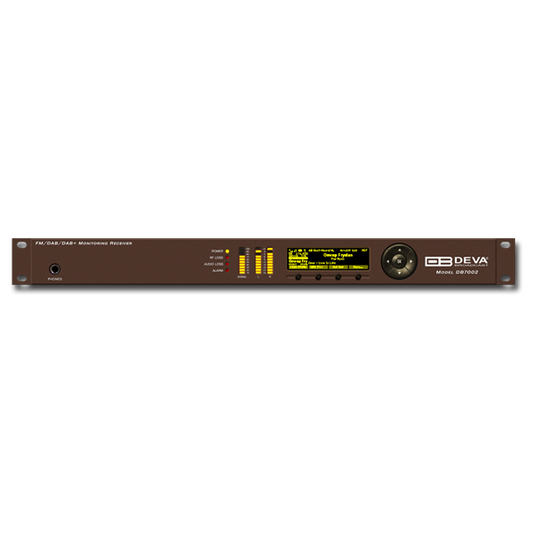 DEVA - DB7002 - Récepteur de Monitoring Professionnel FM/DAB/DAB+