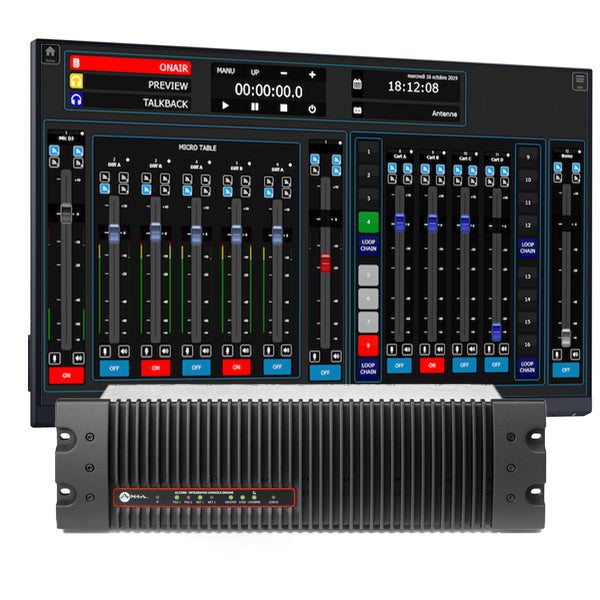 Console RADIO Tactile Axia avec interface de contrôle IQ