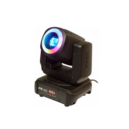 Lyre spot LED 60W + anneau LED