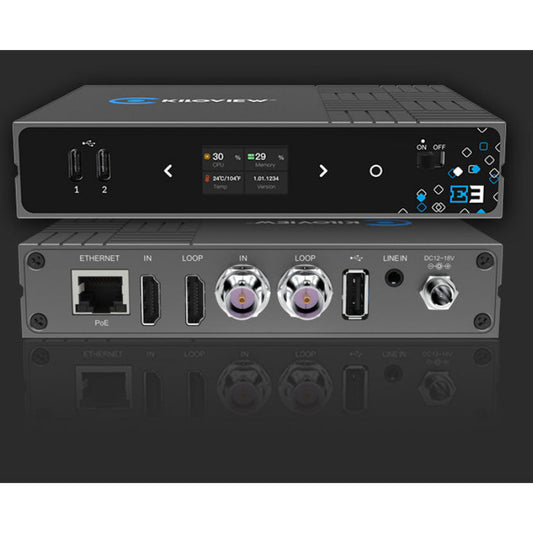 Kiloview E3 (Dual Channel 4K HDMI & 3G-SDI HEVC Video Encoder)