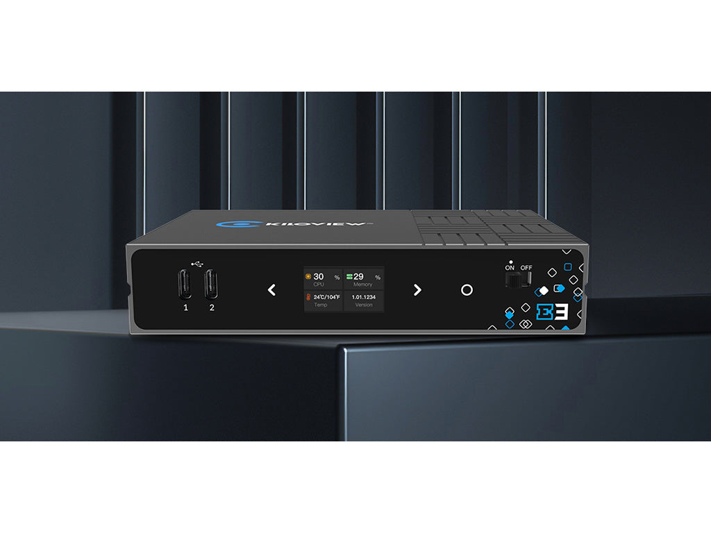 Kiloview E3 (Dual Channel 4K HDMI & 3G-SDI HEVC Video Encoder)