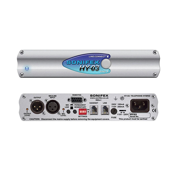 Sonifex - HY03 analogique, simple - insert téléphonique