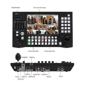 Mélangeur VIDEO & AUDIO HD NDI-HX Broadcast