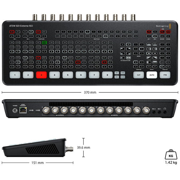 ATEM SDI Extrème Iso - Mélangeur Blackmagic