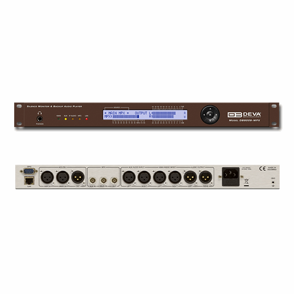 DEVA - DB8009-MPX - Détecteur de silence MPX et audio avec sauvegarde