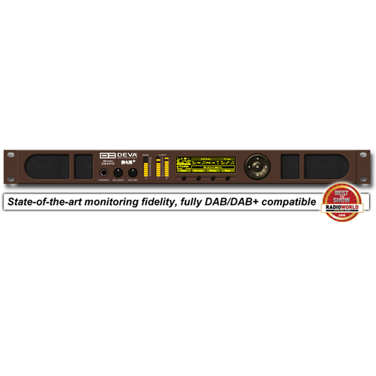 DEVA - DB3012 - Récepteur de Monitoring de Confiance DAB/DAB+ et Audio IP
