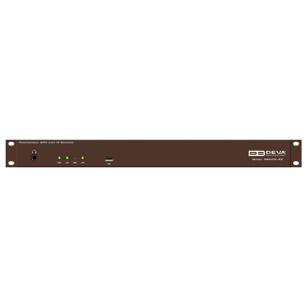 DEVA - DB9410-RX - Professional MPX over IP Decoder - MicroMPX µMPX