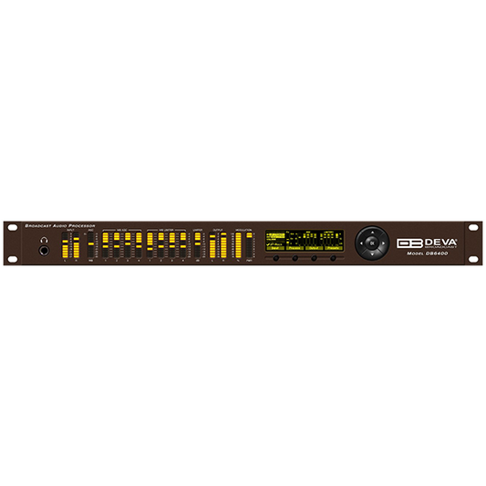 DEVA - DB6400 - Processeur audio 4 bandes FM et radio numérique avec lecteur audio de secours