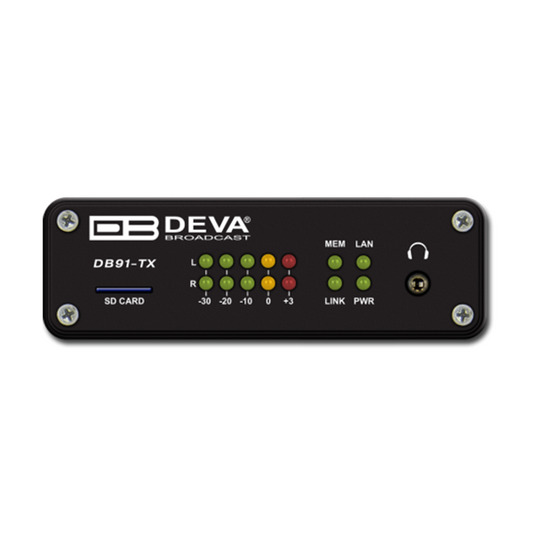 DEVA - DB91-TX - Encodeur audio IP compact