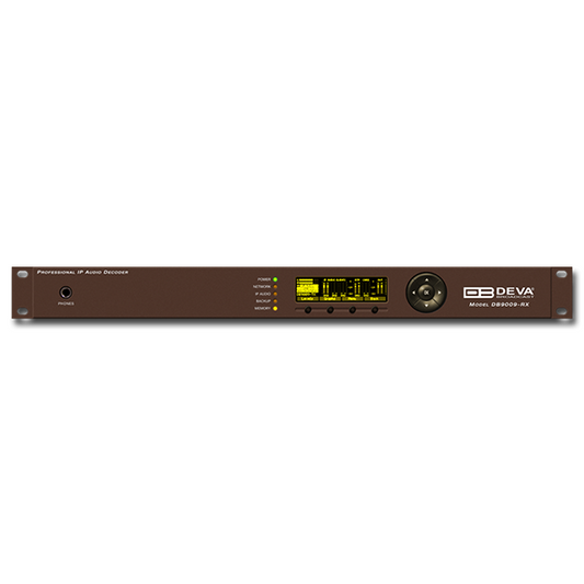 DEVA - DB9009-RX - Décodeur audio IP avancé