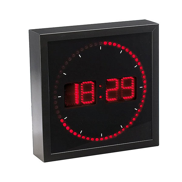Horloge Digitale à LED Rouge Broadcast
